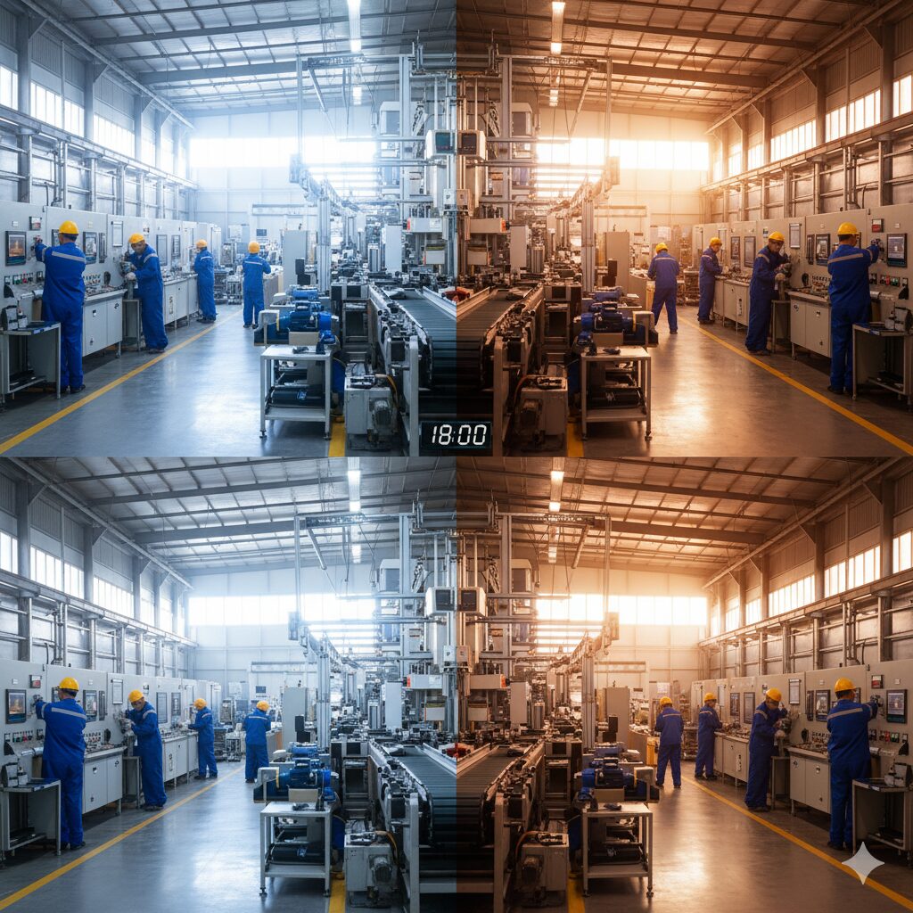 工場 12時間勤務