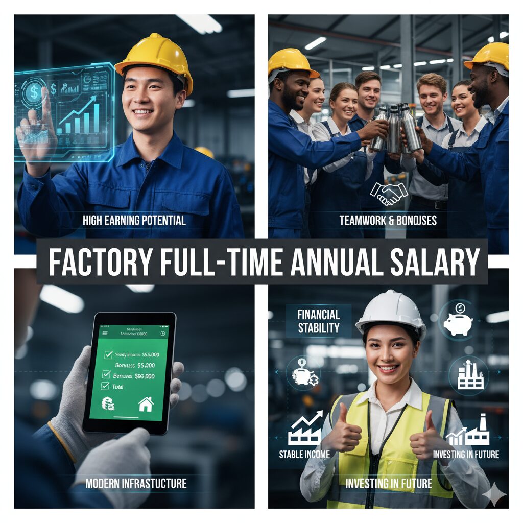 工場 正社員 年収