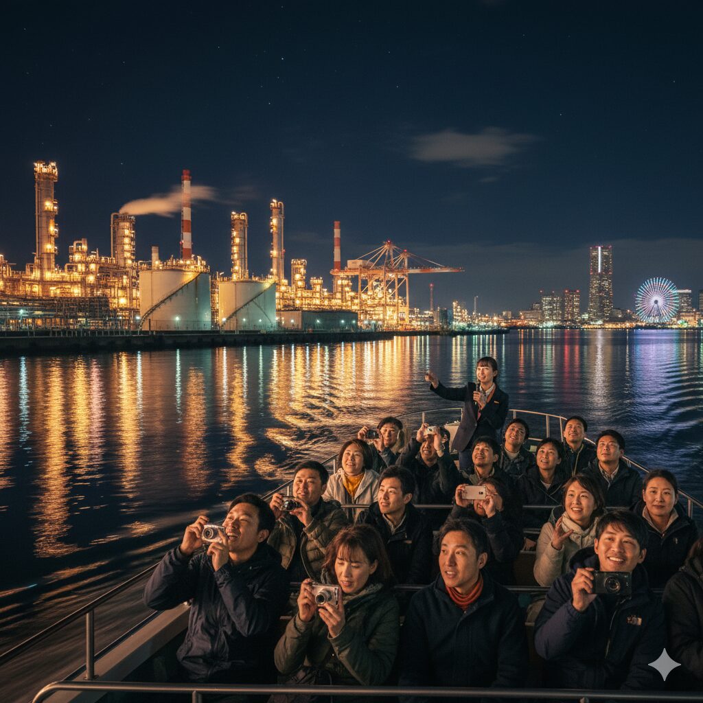 工場夜景クルーズ 横浜
