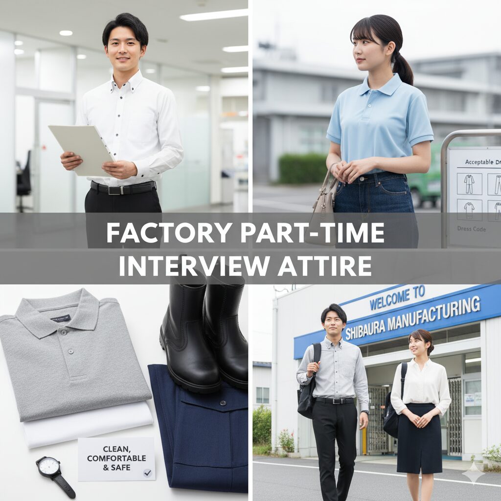 工場 バイト 面接 服装