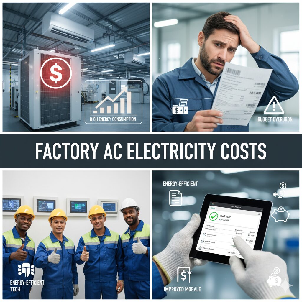 工場 エアコン 電気代