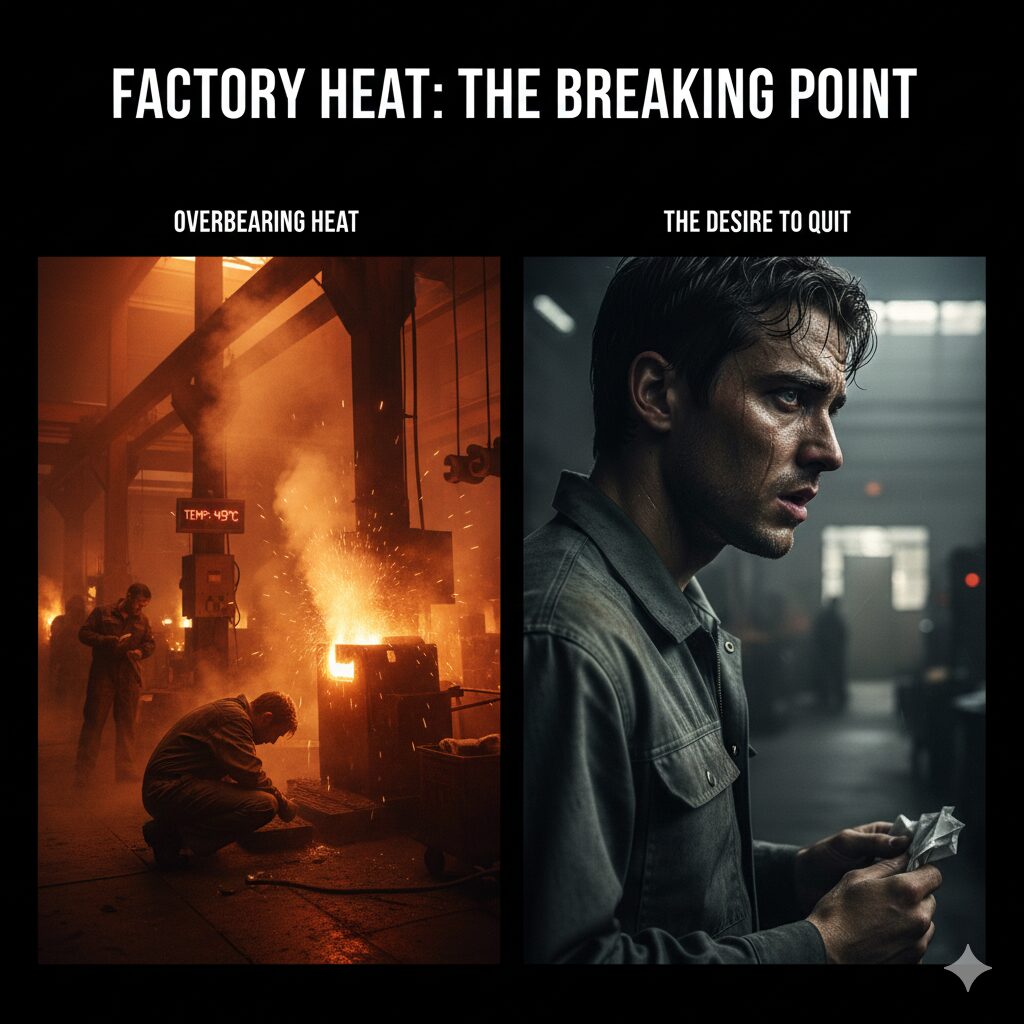 工場 暑い 辞めたい
