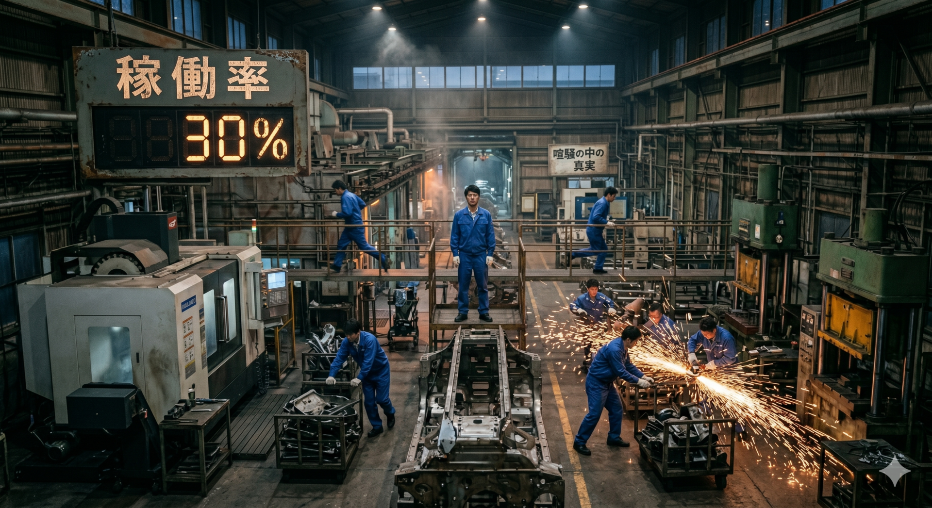 第６話:実稼働30%の真実ー若き工場長が見た「偽りの喧騒」